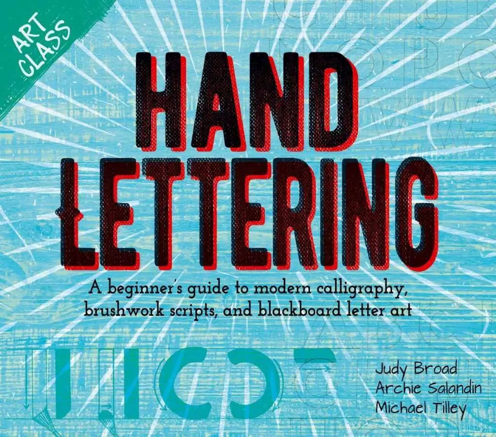 Cover of Art Class: Hand Lettering by Judy Broad.